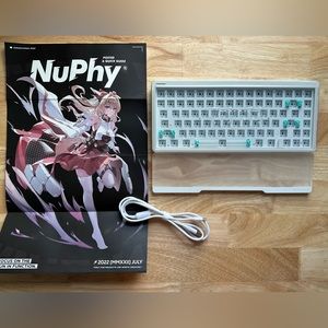 Nuphy Halo 75 BARE BONES & Wrist Rest
